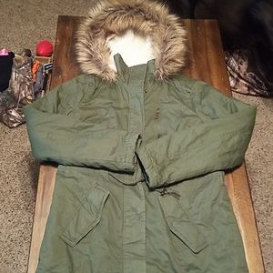 Sherpa lined utility jacket